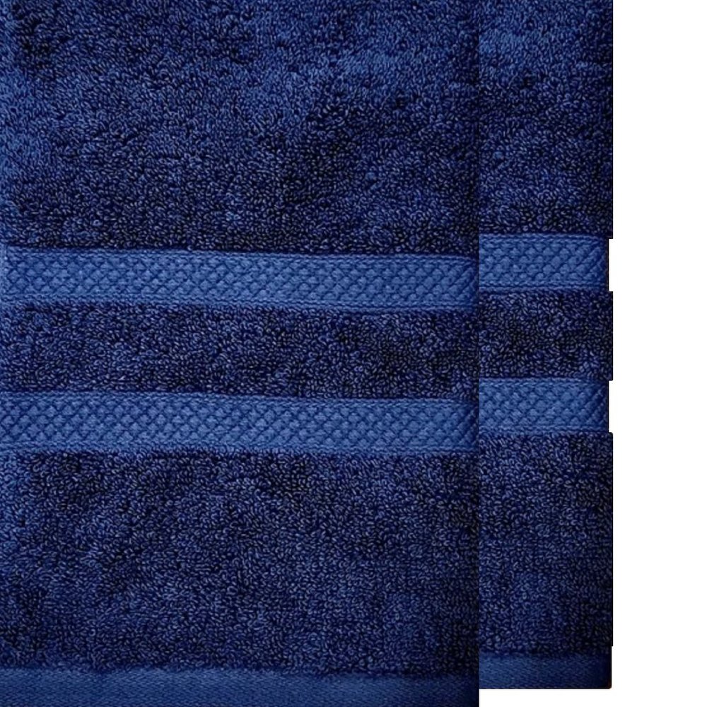 2 new INDIGO BLUE Charter Club Elite 100% Hygro Cotton 30x56 inch BATH TOWELS